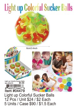 Light up Colorful Sucker Balls